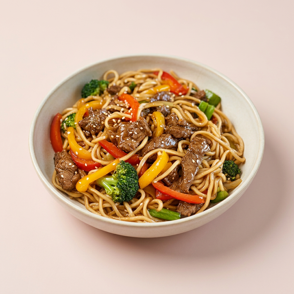 Wok-Tossed Beef Noodles