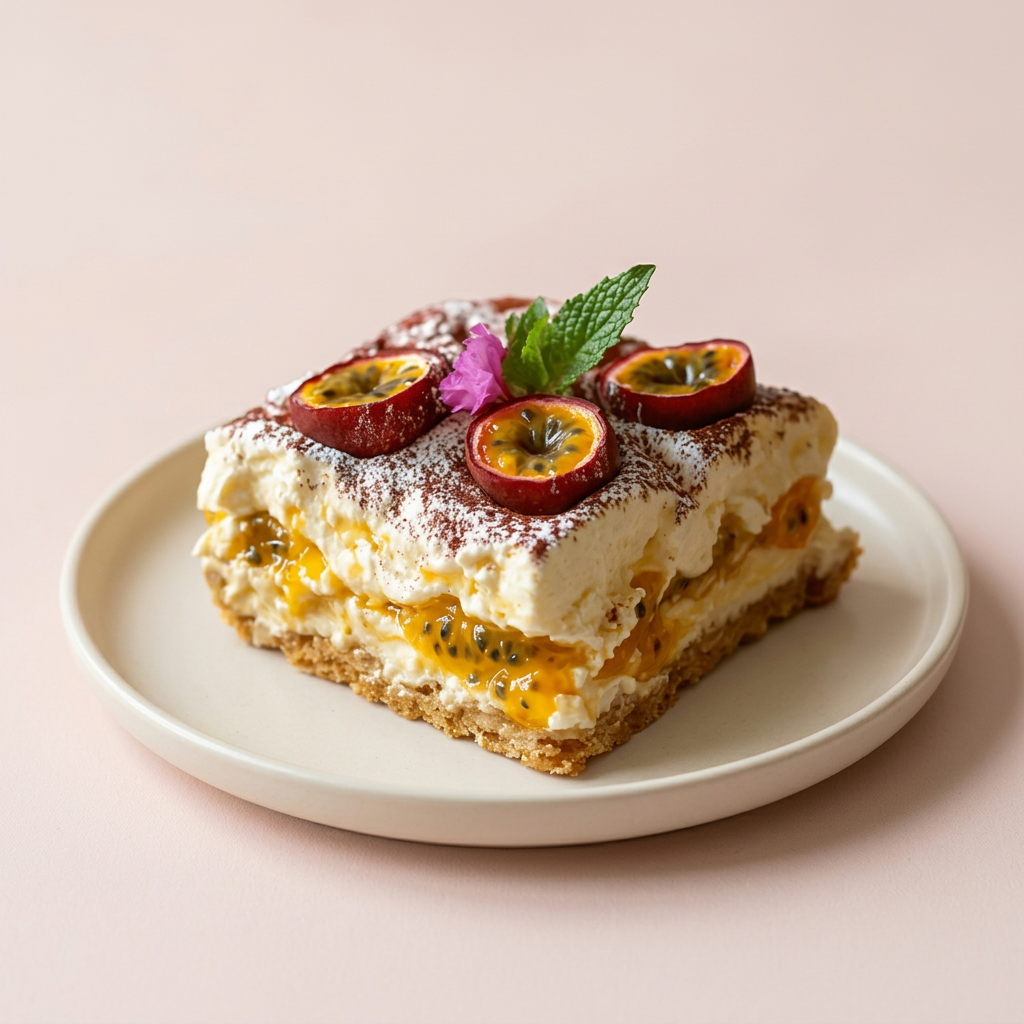 Passion Fruit Tiramisu 